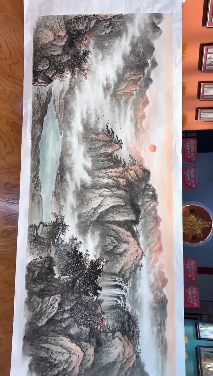 【闪购商品】国画周建真老师亲笔绘画作品27-83