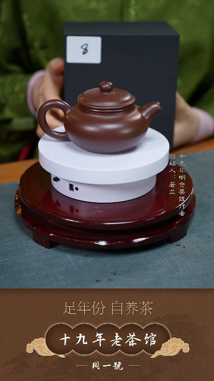 茶壶紫砂宜兴原矿紫砂壶8号