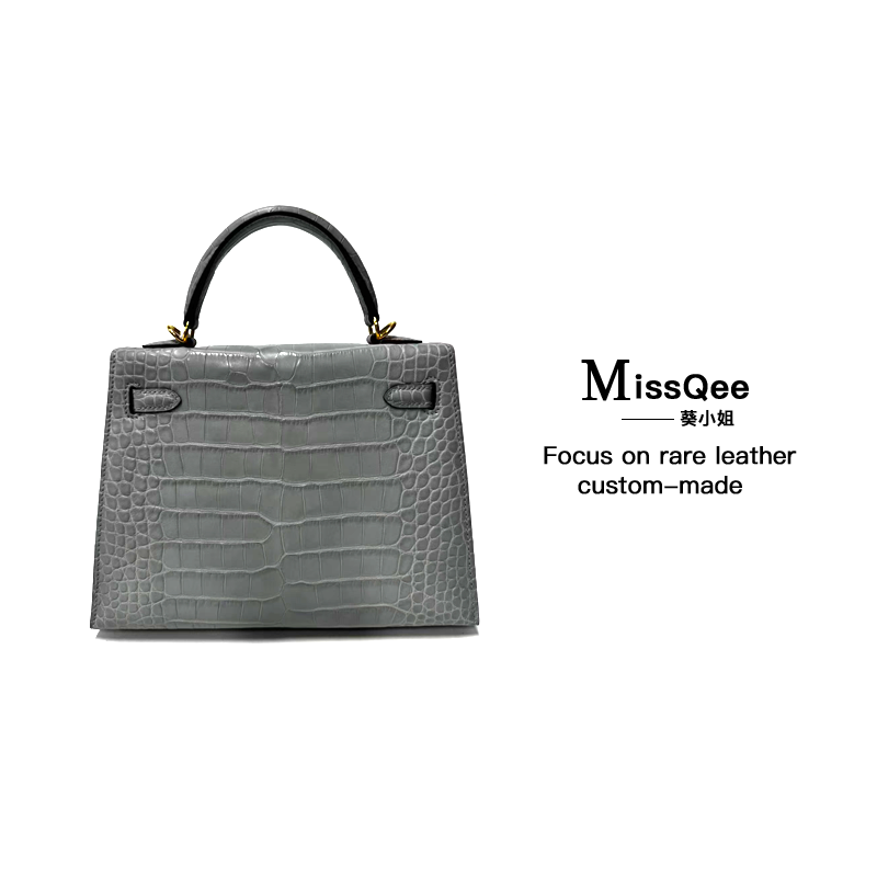 【南希奢品】葵小姐鳄鱼皮女士包 3027YM-3 雾面 美洲  KL 25cm