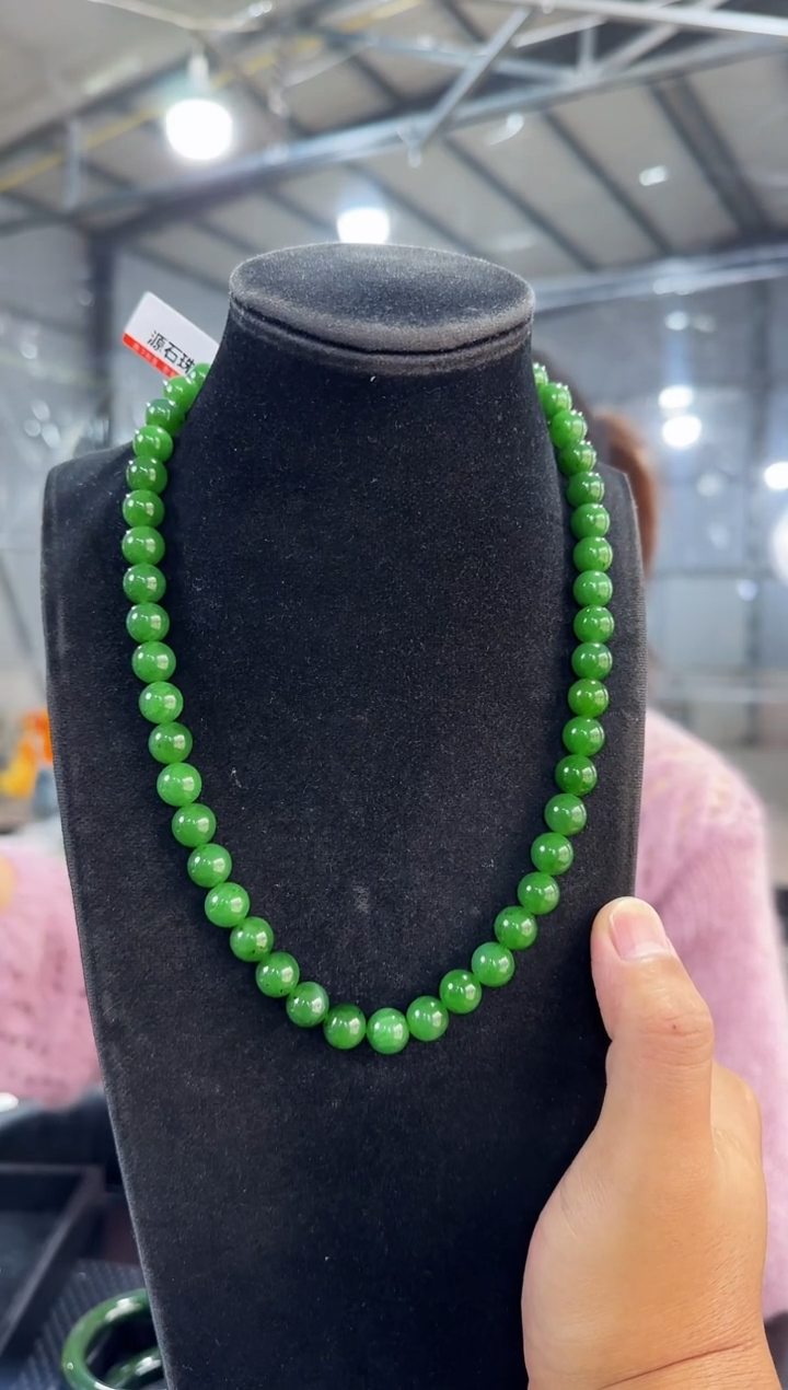 【闪购商品】和田玉项链未镶嵌碧玉妈妈链卡10左右多样性发一