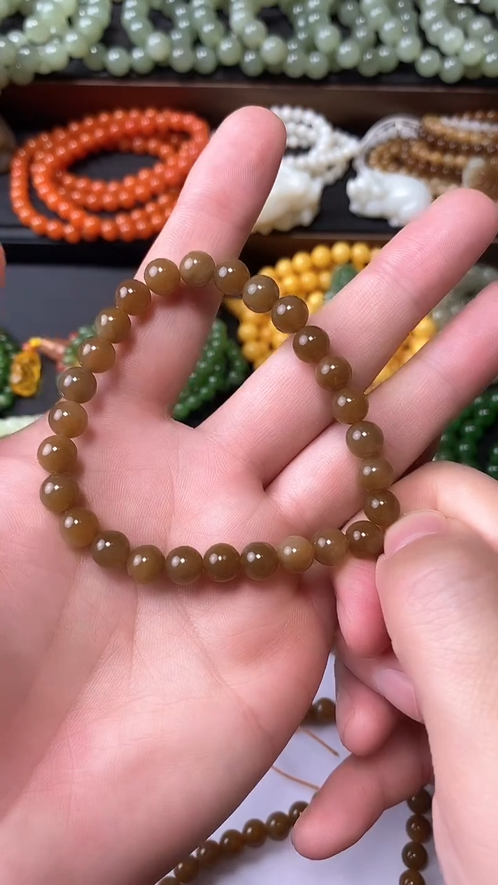 【闪购商品】和田玉（糖玉）手串未镶嵌1