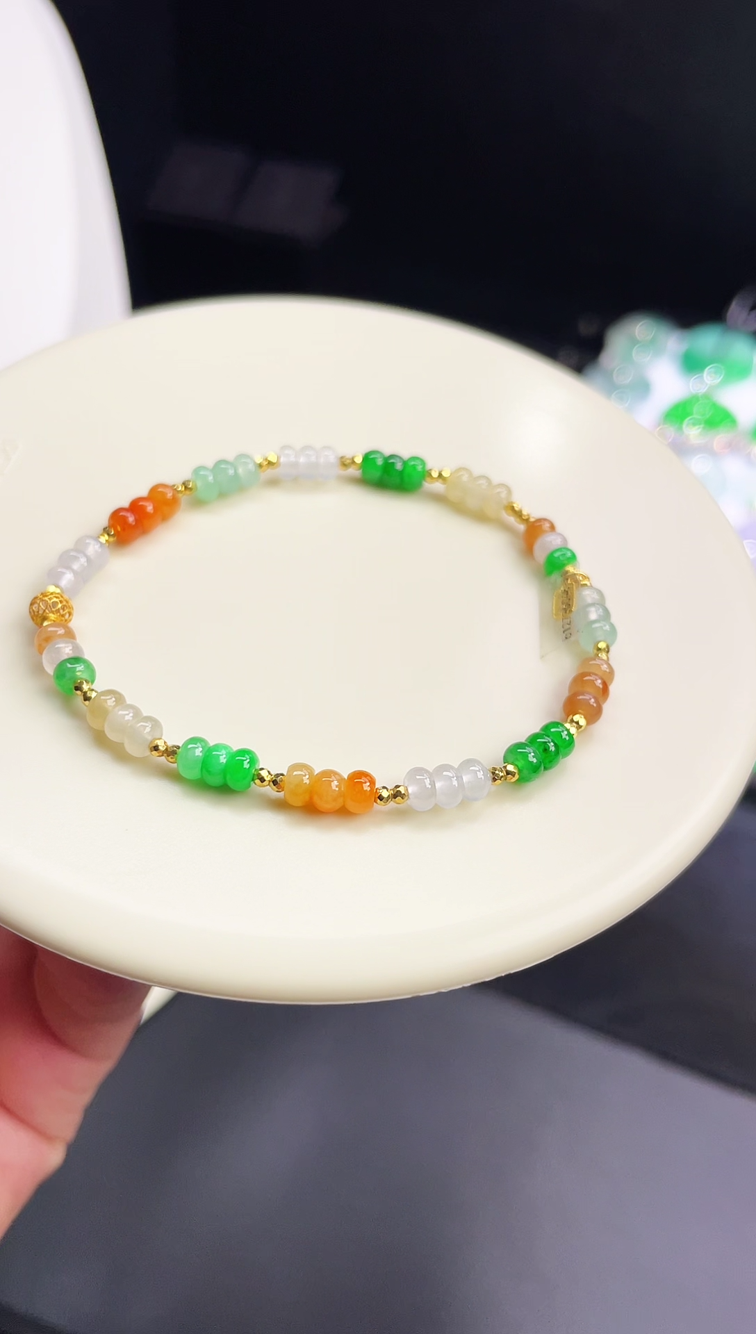 颈饰未镶嵌翡翠【80】手串