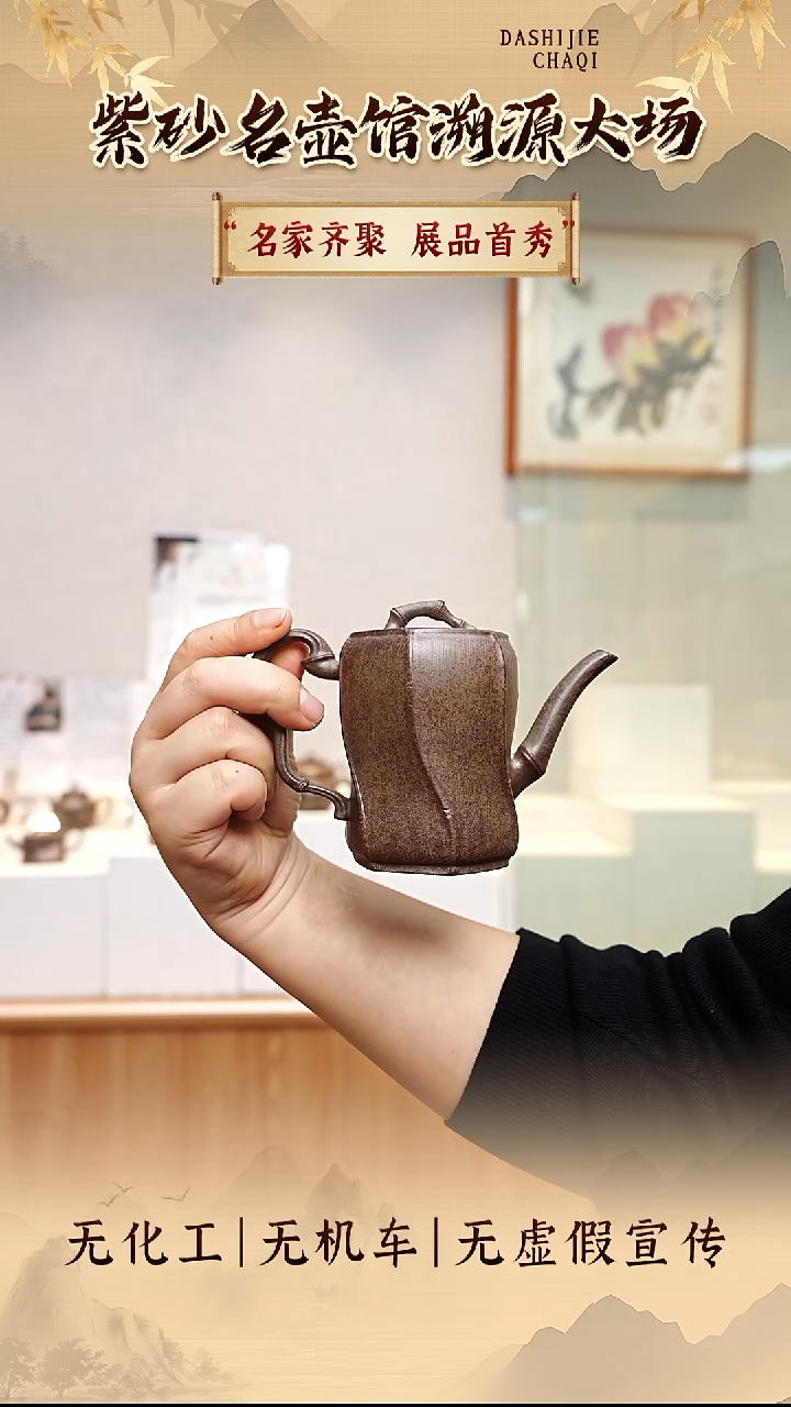 茶壶紫砂柴烧 异形