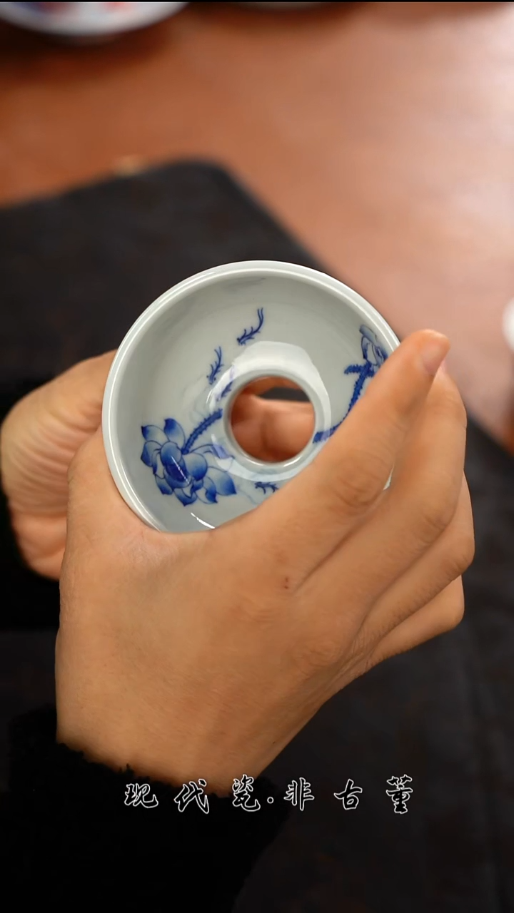 其他陶瓷正春堂荷花茶漏