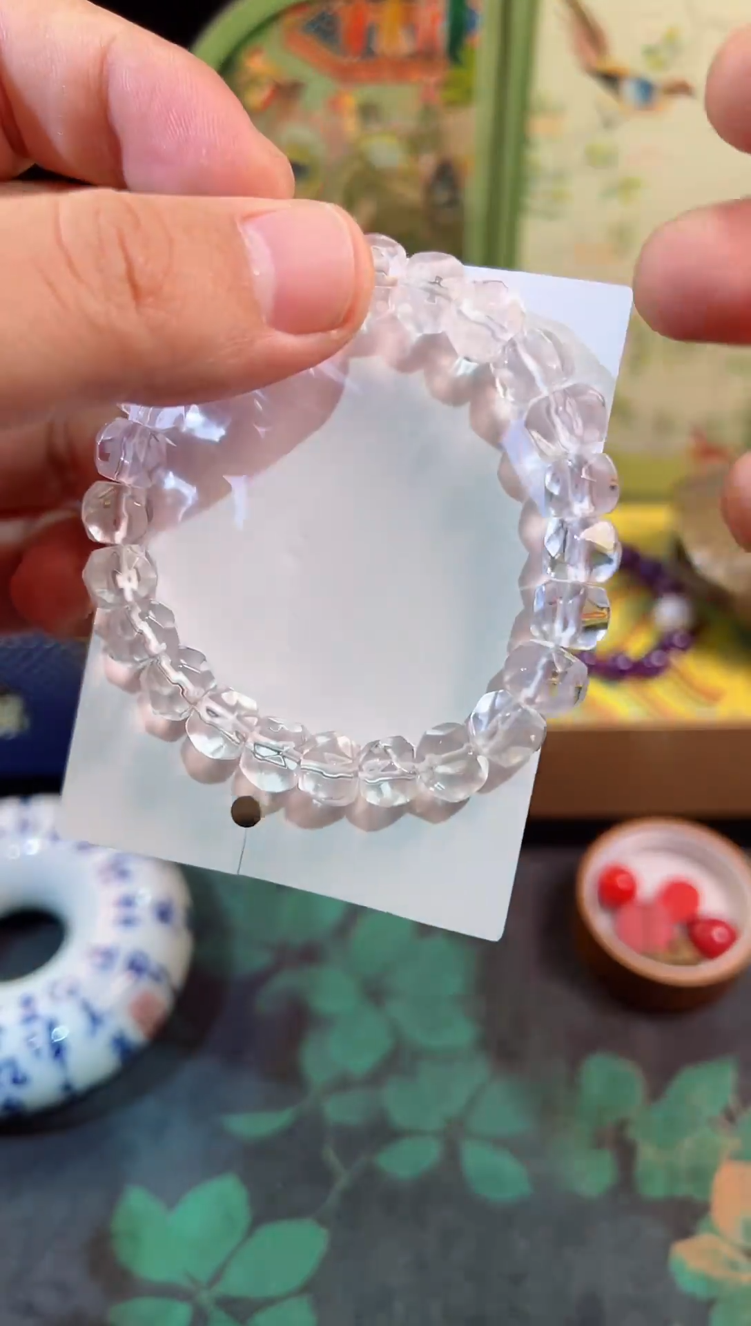 未镶嵌手链水晶自定义发一件