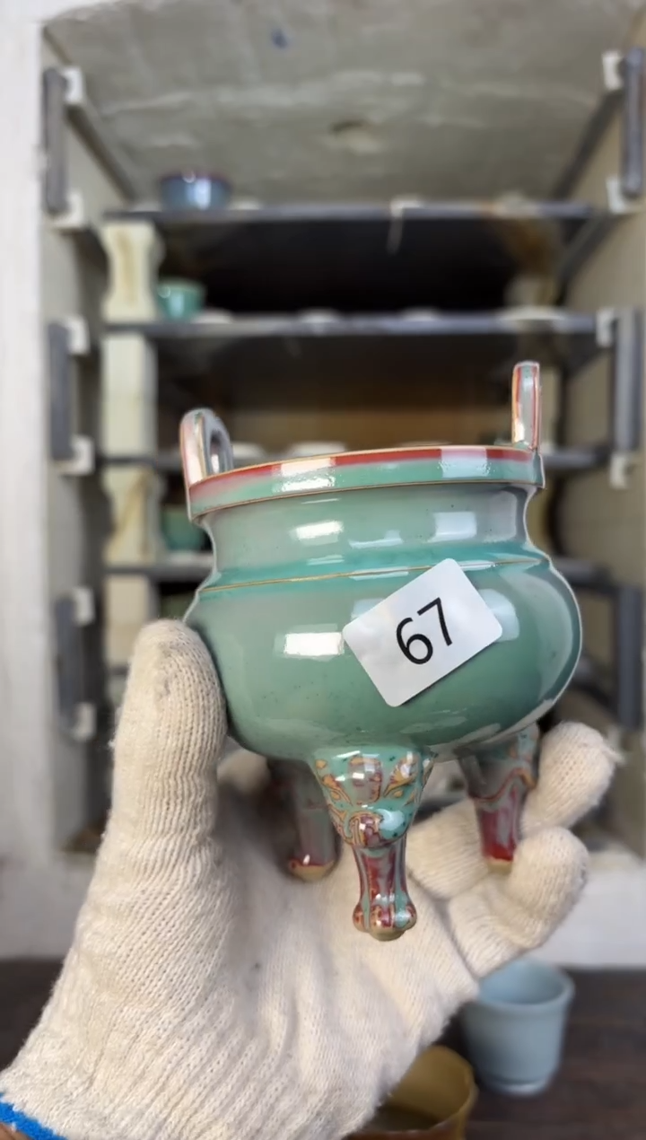 【闪购商品】摆件钧瓷窑变精品茶器