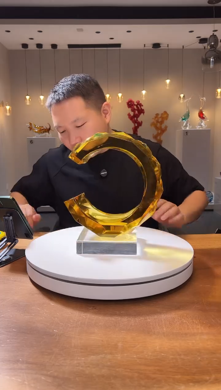【闪购商品】茶宠巴比特美学 光影之环 金色开口
