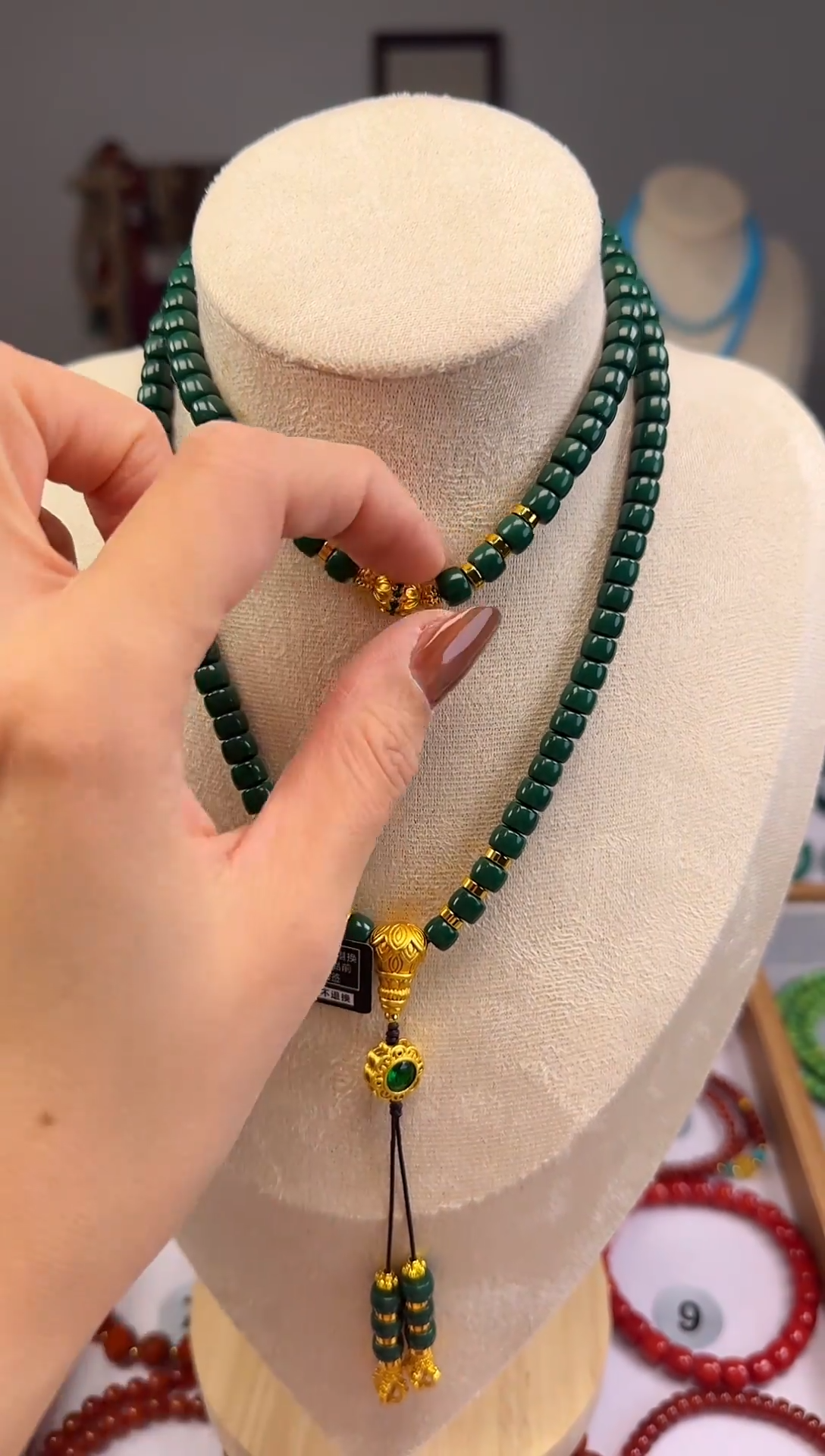 大漆工艺品手串/手链汀禾珍品——140