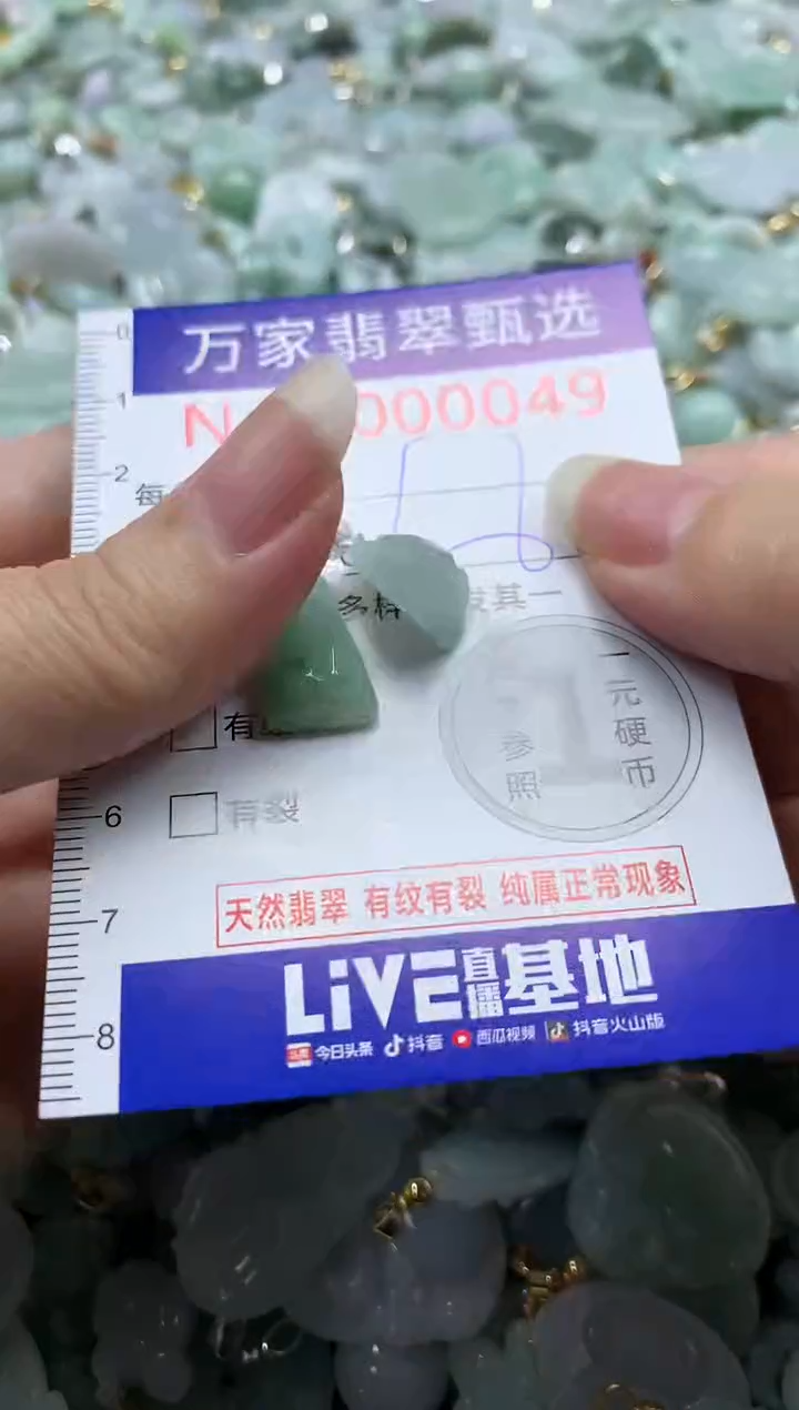 吊坠(不含链)未镶嵌翡翠0049