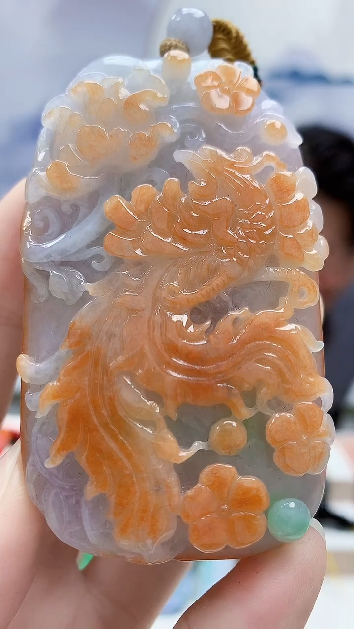 未镶嵌定制翡翠5060ry-毛货挂件14