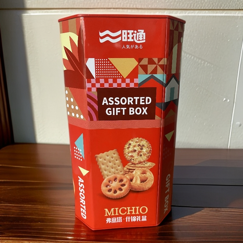 9月弗意塔/派对大礼包旺通580g 人气曲奇饼什锦礼盒 到手1罐