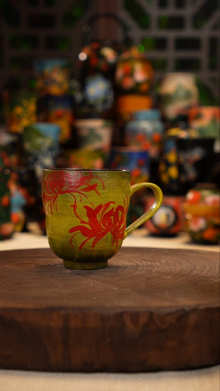 油画   釉下彩   杯子