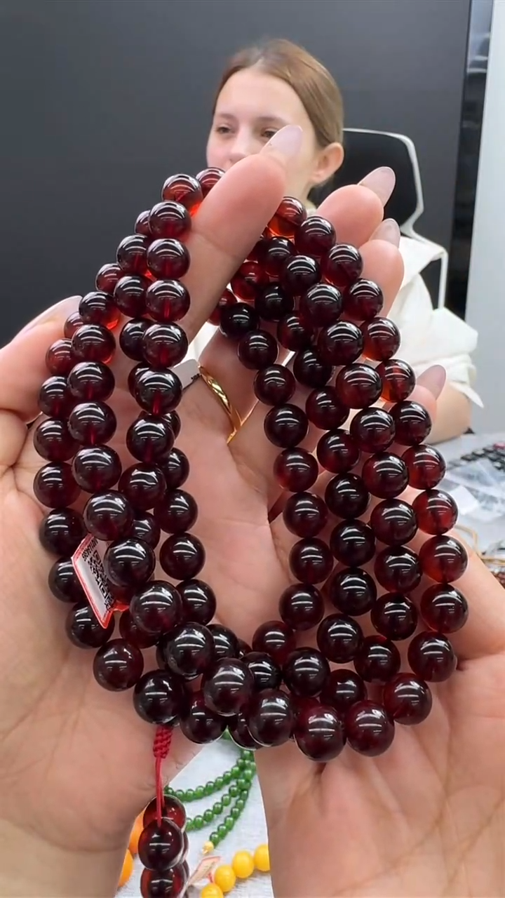 【闪购商品】琥珀颈饰未镶嵌7秒拍号