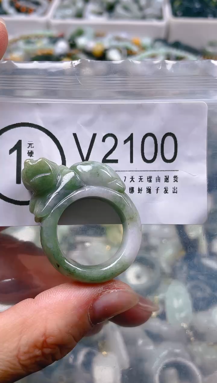 【闪购商品】翡翠颈饰未镶嵌21/V/翡翠A货一图一物