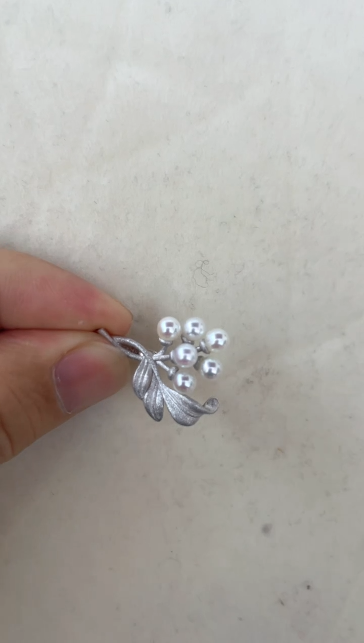 【闪购商品】海水珍珠颈饰银S925镶嵌吊坠