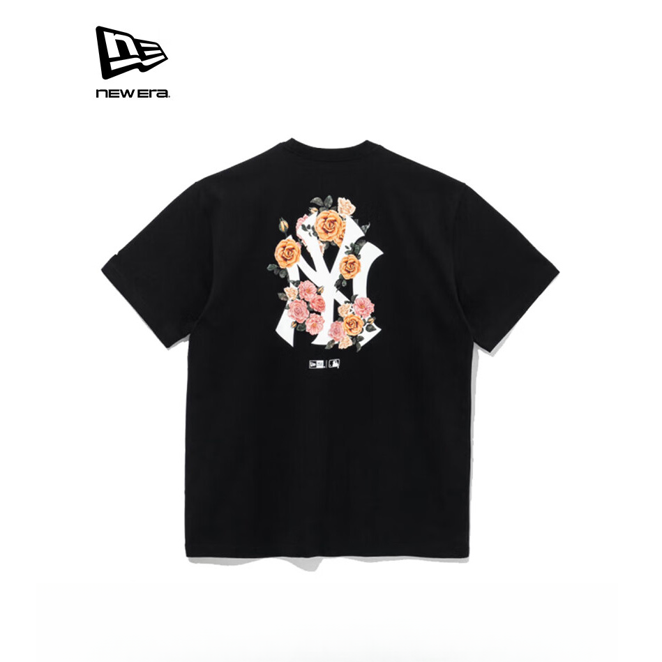 NEW ERA x MLB 纽亦华短袖男女同款夏季短袖T恤情侣NY百搭圆领