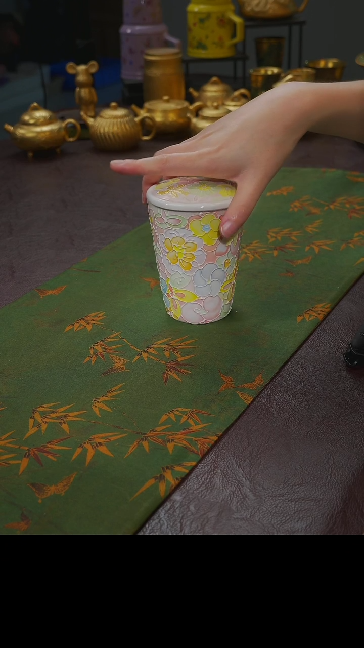 茶杯紫砂【宜景窑梦幻花神系列】杯子
