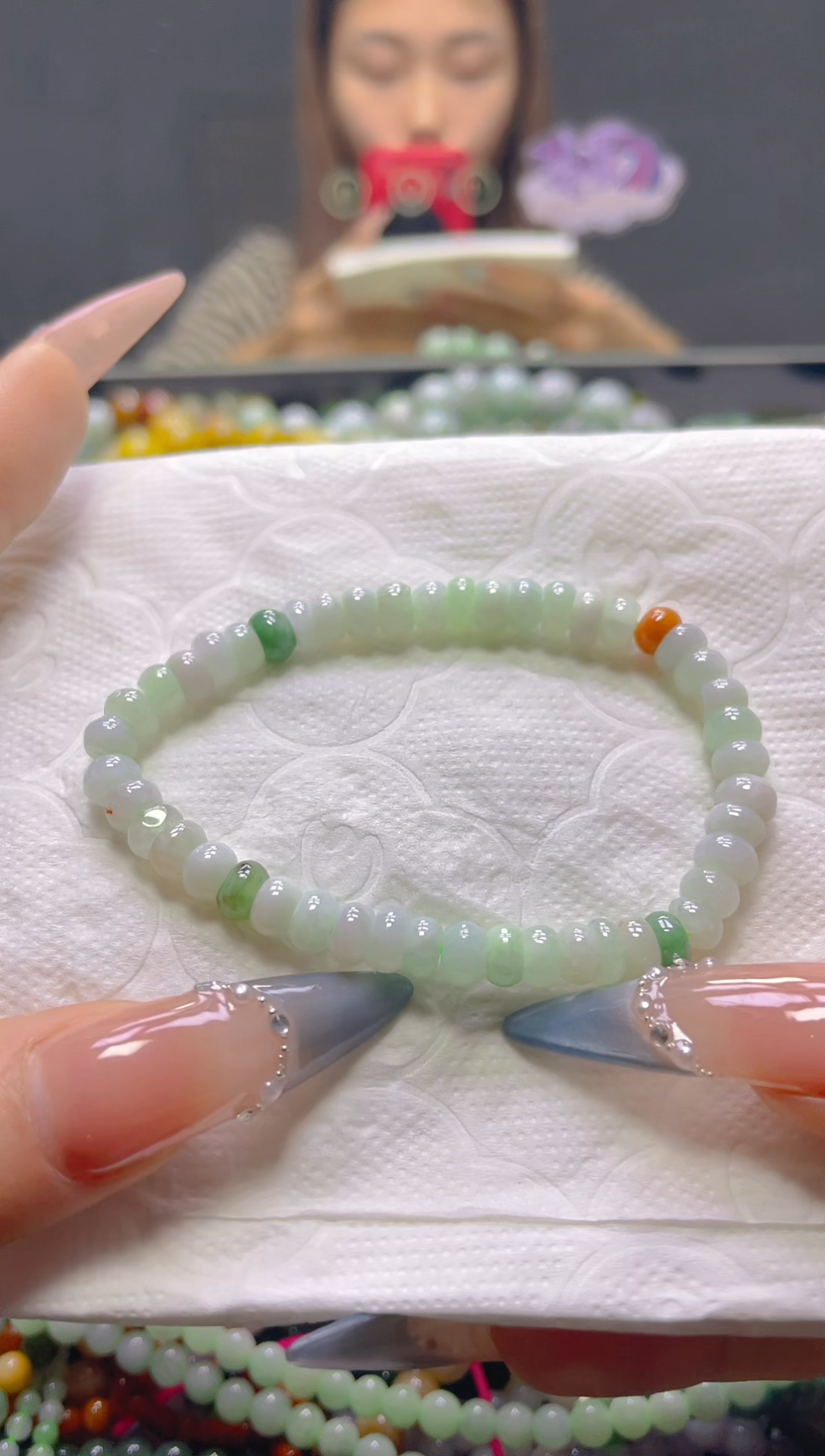 颈饰未镶嵌翡翠5MM