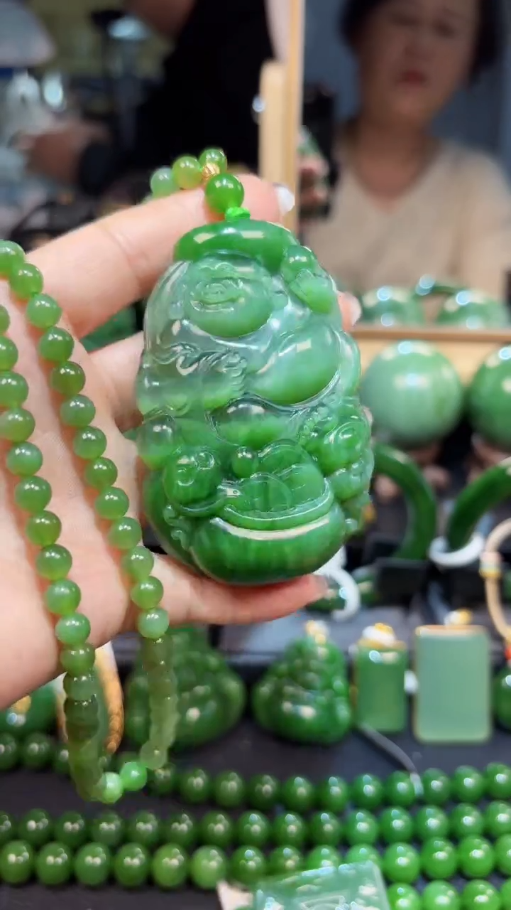 【闪购商品】和田玉（碧玉）颈饰未镶嵌1