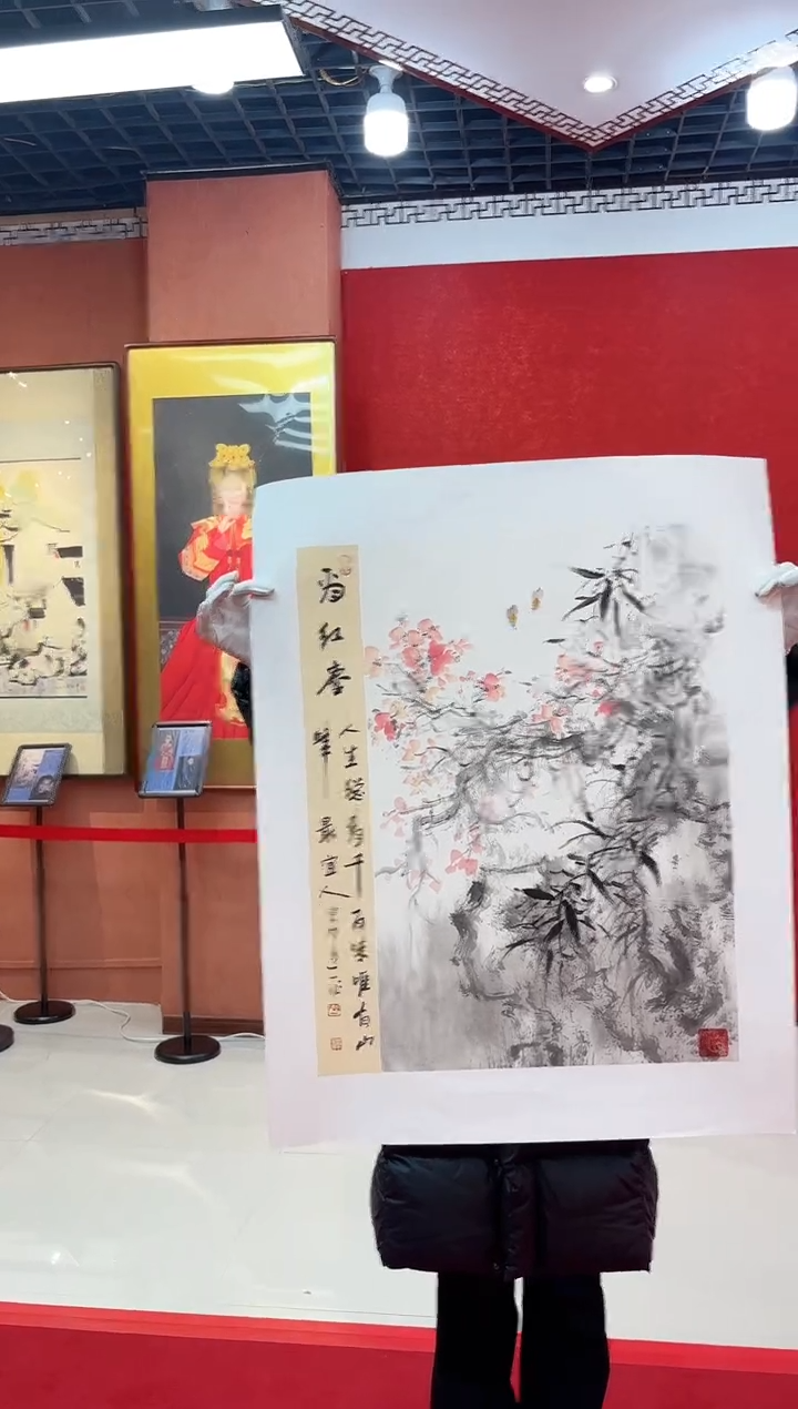 【闪购商品】国画道一老师亲笔绘画作品D88