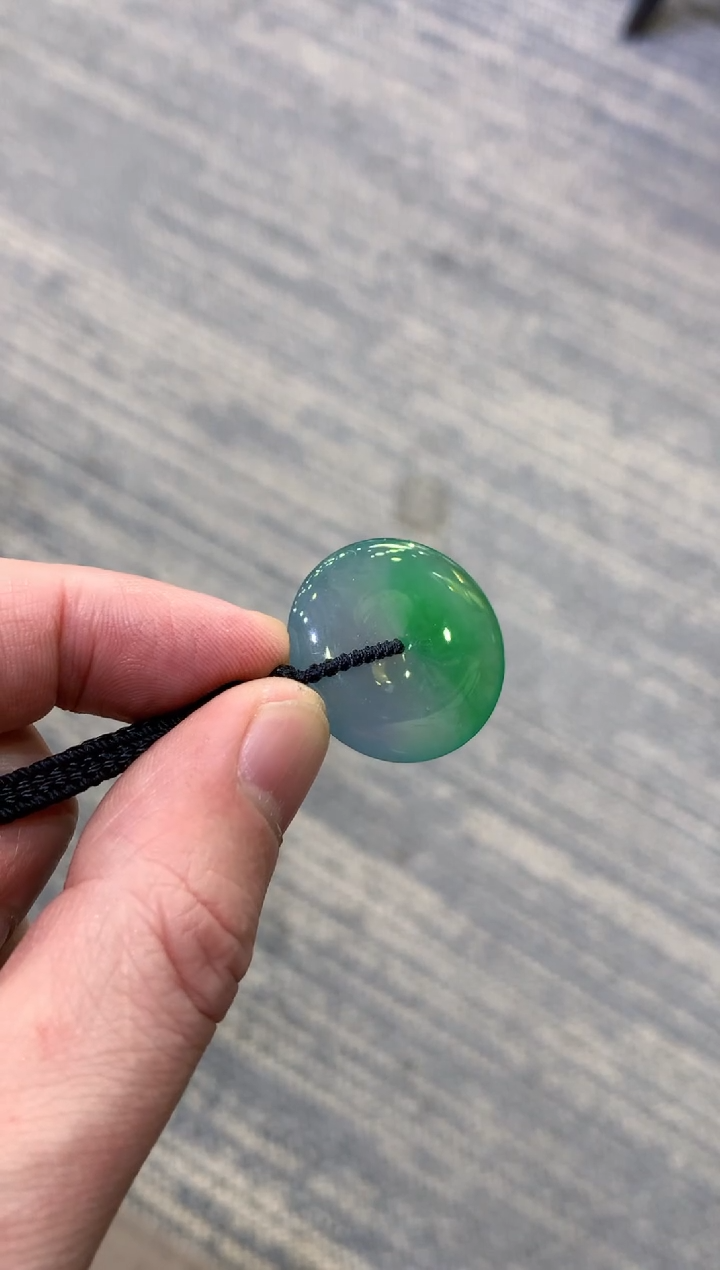 颈饰未镶嵌翡翠天然A货翡翠