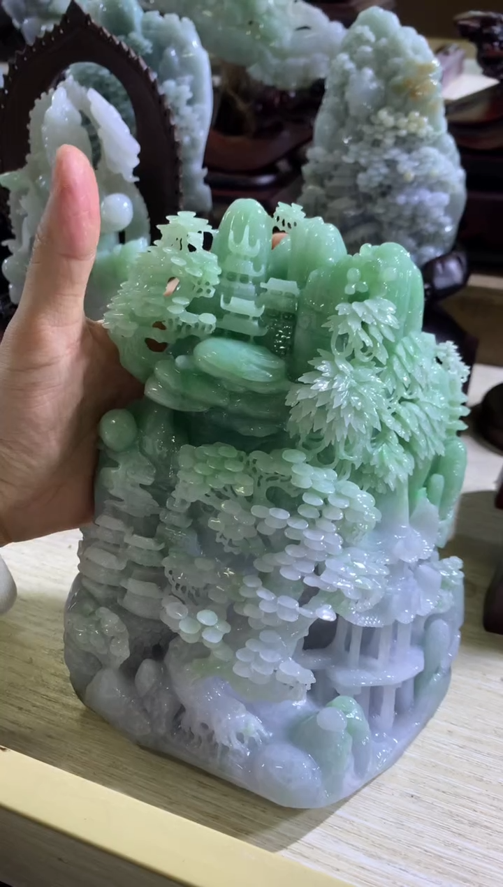 【闪购商品】翡翠摆件未镶嵌翡翠摆件