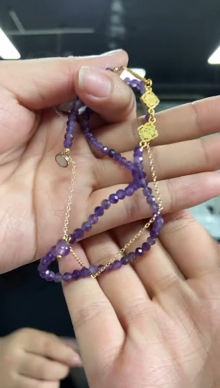 【闪购商品】水晶手串未镶嵌多样性发其一颜色微差