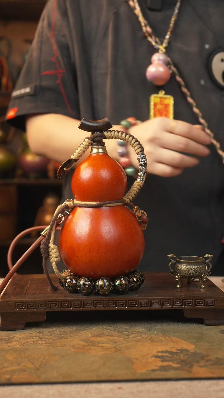 216大漆葫芦一物一拍记葫堂出品不带手串