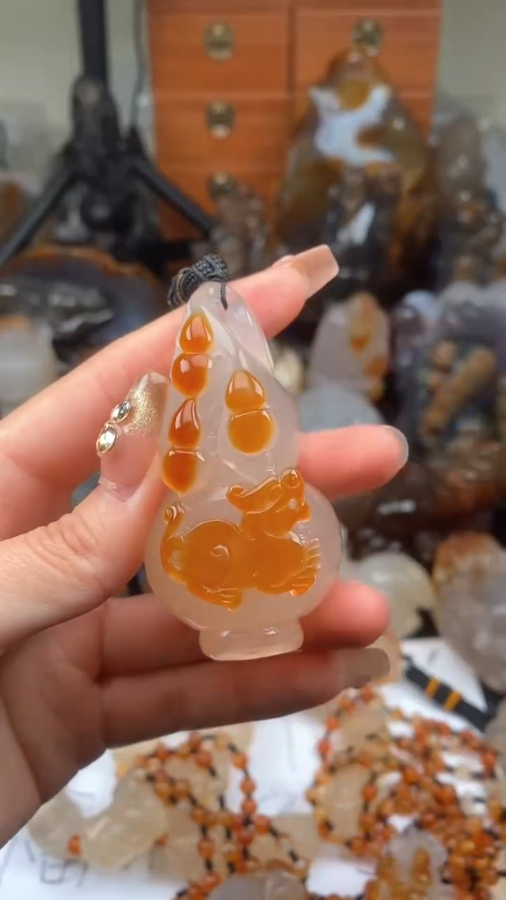 【闪购商品】玛瑙/玉髓颈饰未镶嵌AA