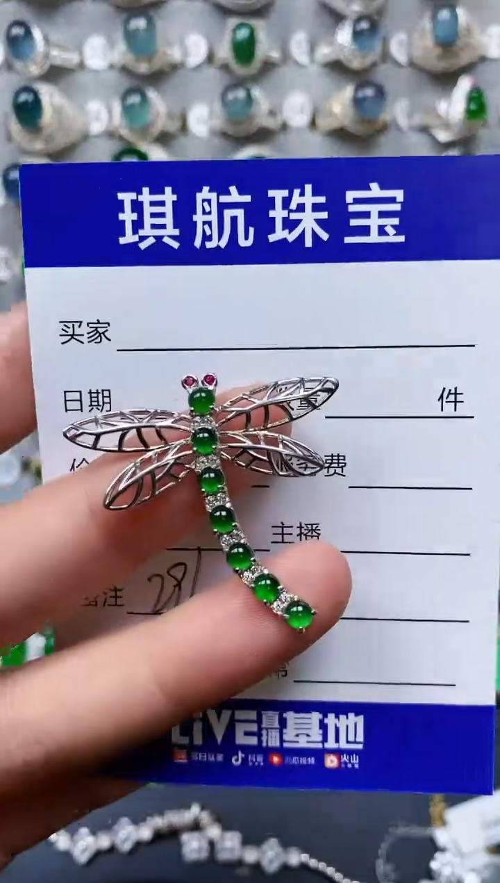 【闪购商品】翡翠颈饰银S925镶嵌0296