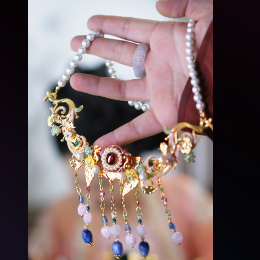 稷氏小筑 蓝田 原创手工古风发饰发钗发簪古装头饰配饰女