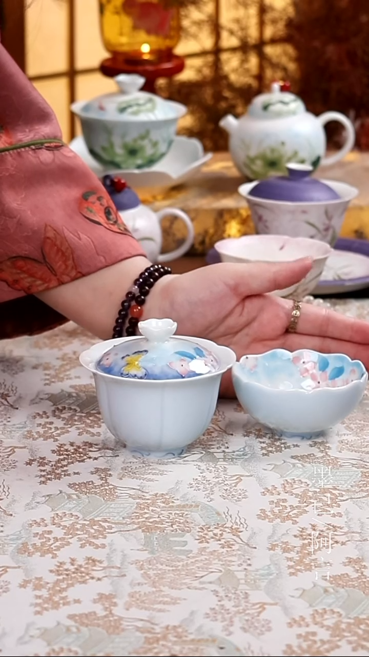 孤品微瑕一碗一杯