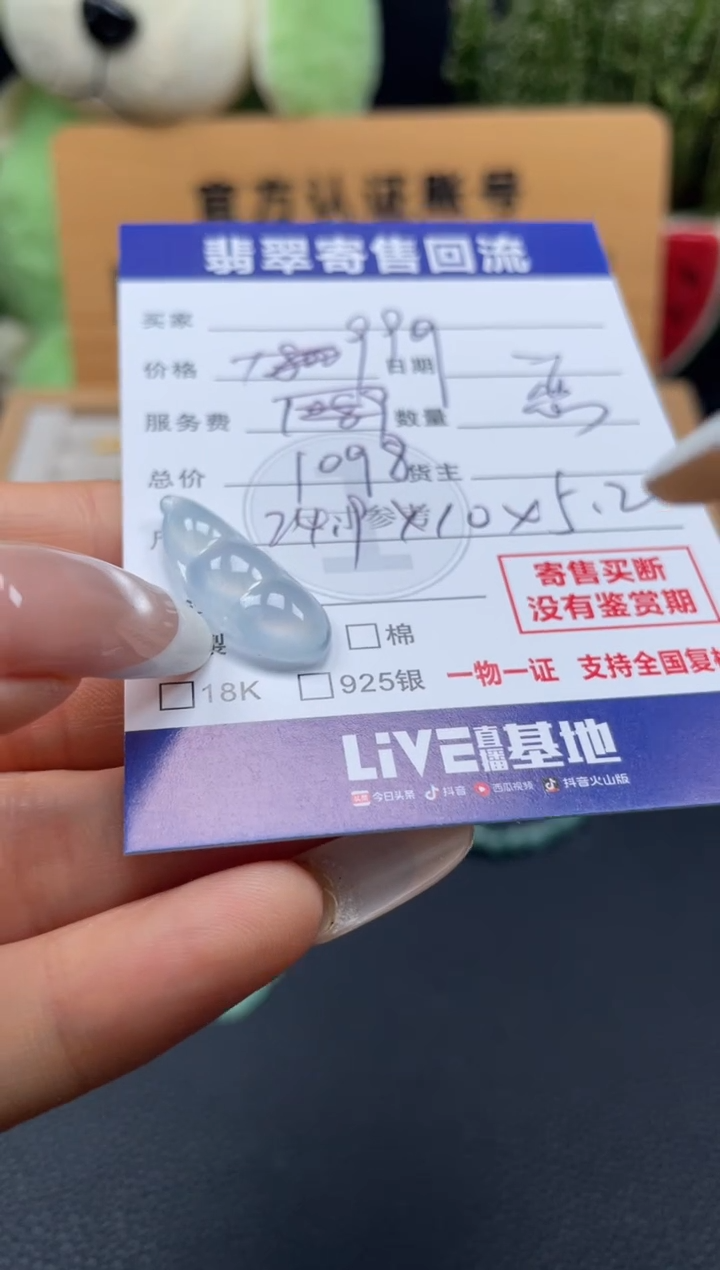 颈饰未镶嵌翡翠10149737