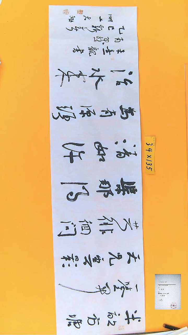 【闪购商品】书法江孝龙书法半亩方塘34*135