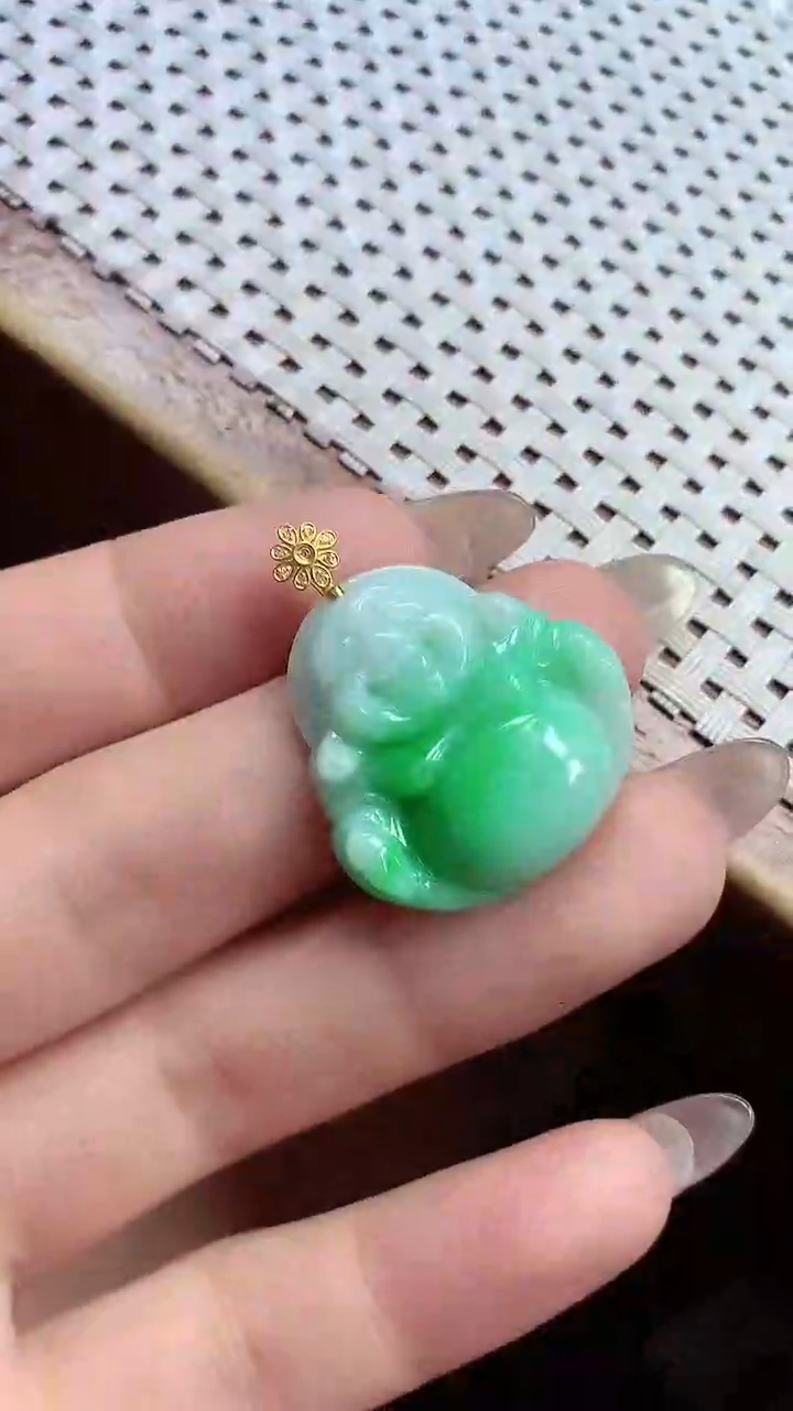【闪购商品】翡翠颈饰18K金镶嵌颈饰
