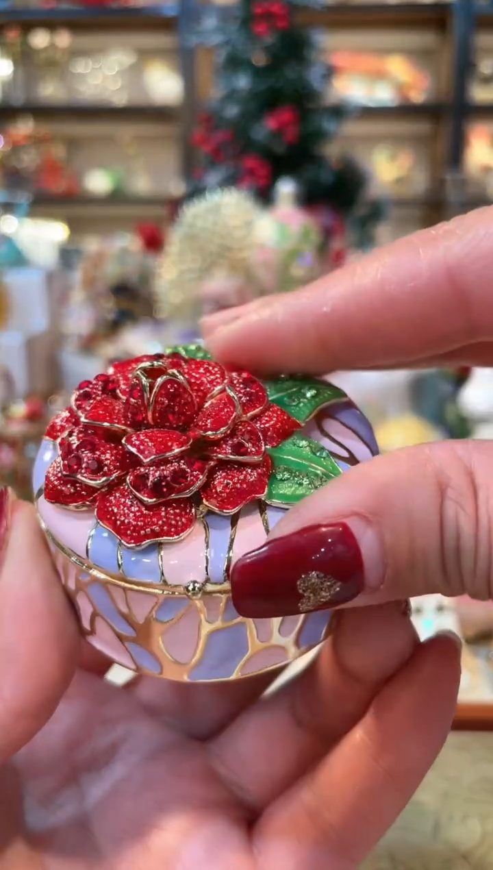 【闪购商品】珐琅彩首饰收纳盒