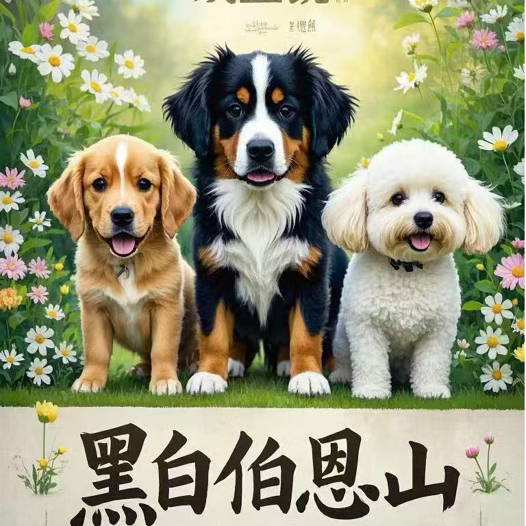 奥悦犬舍-纯种伯恩山比熊公母都有【一物一拍】