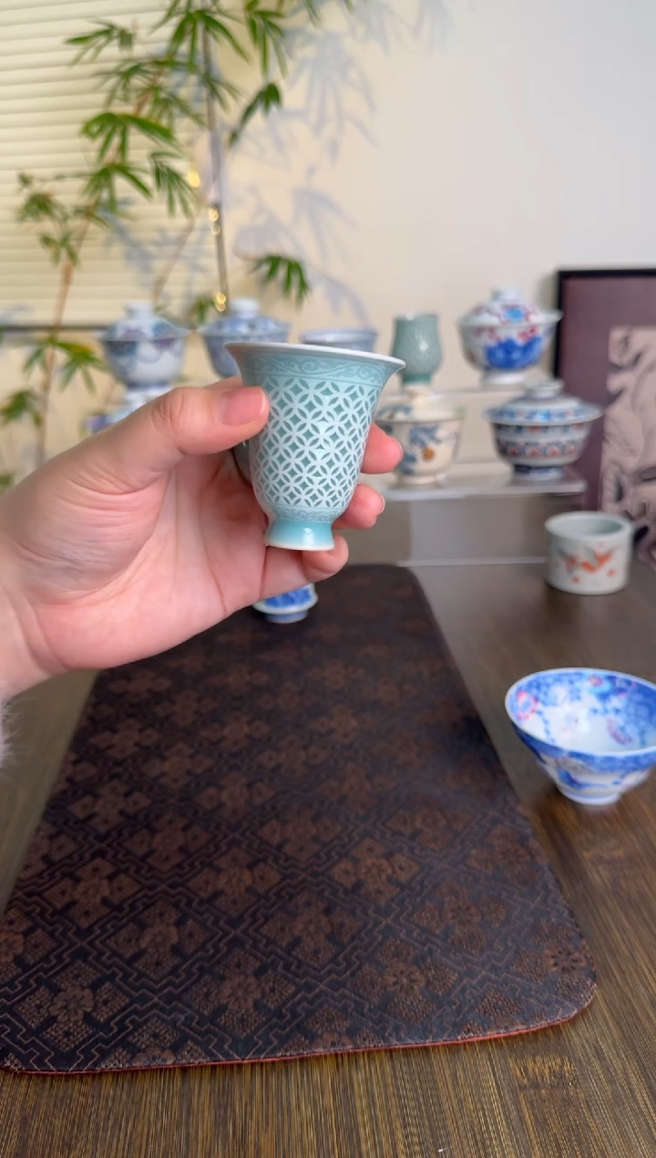 【闪购商品】景德镇玲珑瓷茶杯茶杯