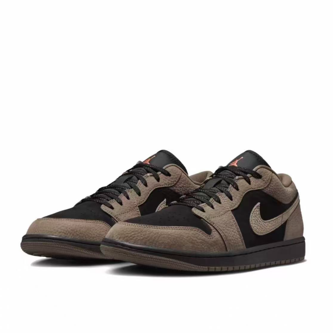 NIKE/耐克官方正品AJ1女款黑棕运动休闲板鞋IB7111-005流光风
