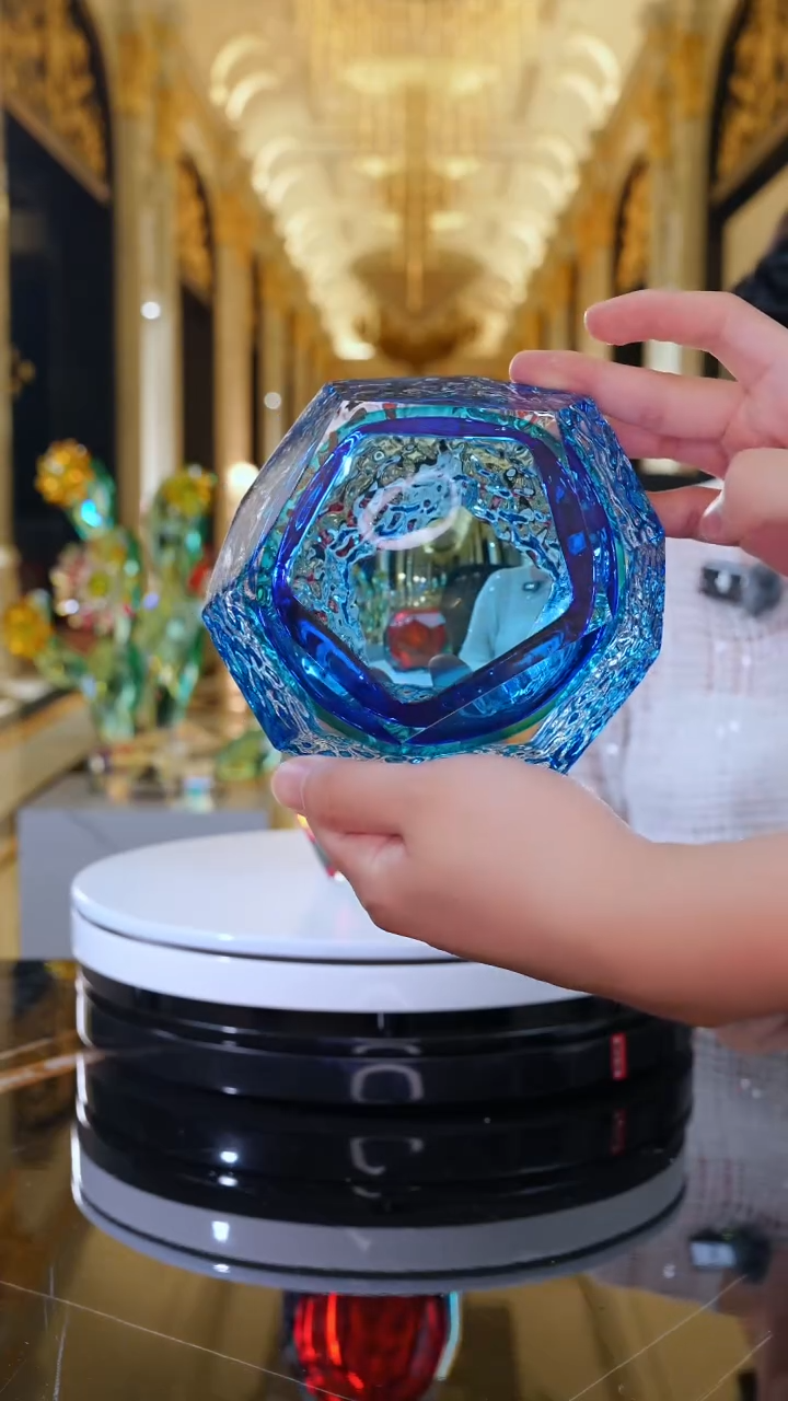 摆件AJ1011244琉璃艺术烟灰缸