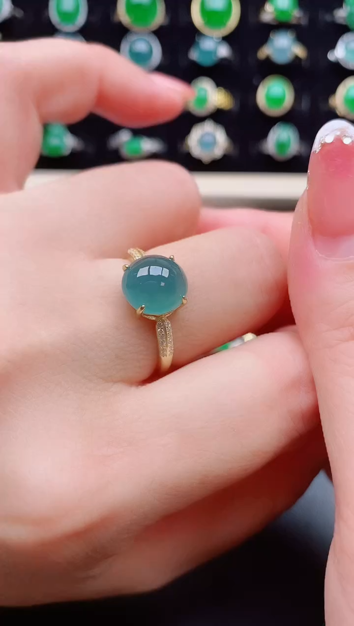 【闪购商品】翡翠戒指银S925镶嵌121212
