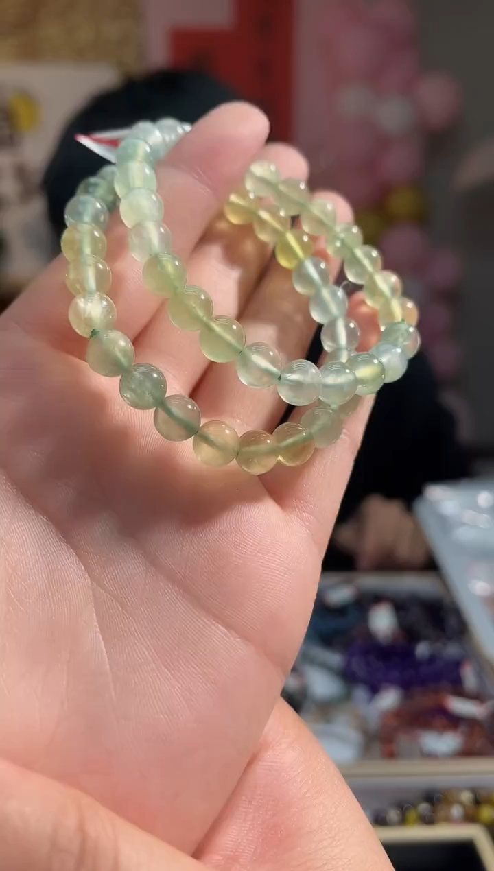 【闪购商品】葡萄石手绳未镶嵌17多样性发其一/8+