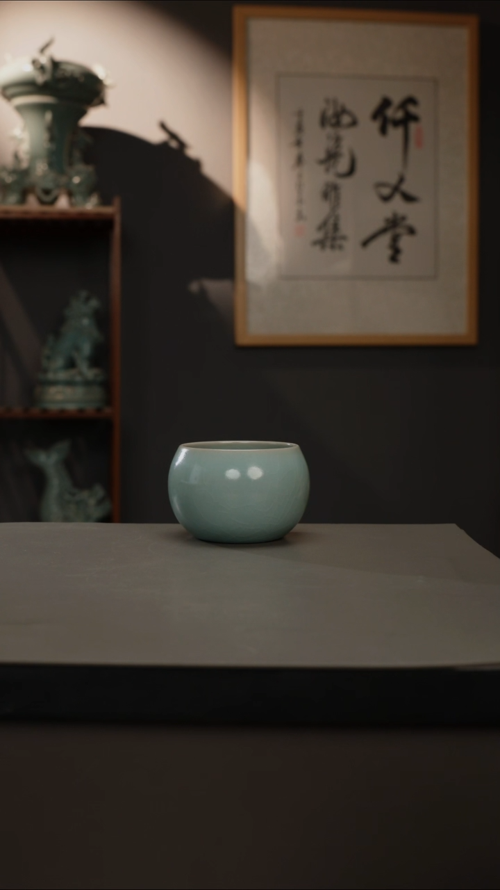 【闪购商品】杯仿古釉原矿 禅定