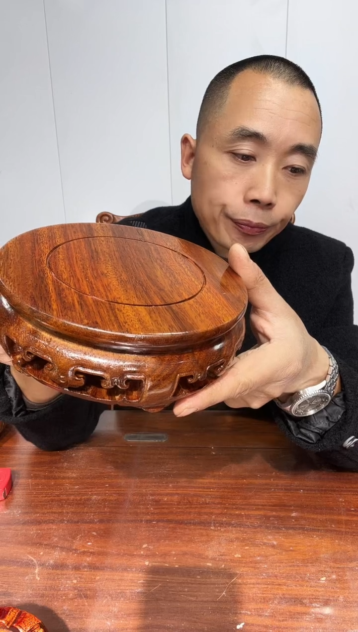 木老花圆形17*18.5*6.5   