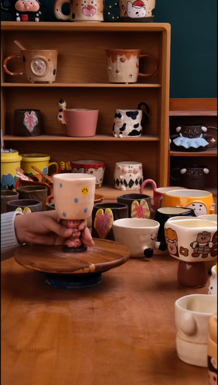 摆件陶景德镇原创手工陶瓷