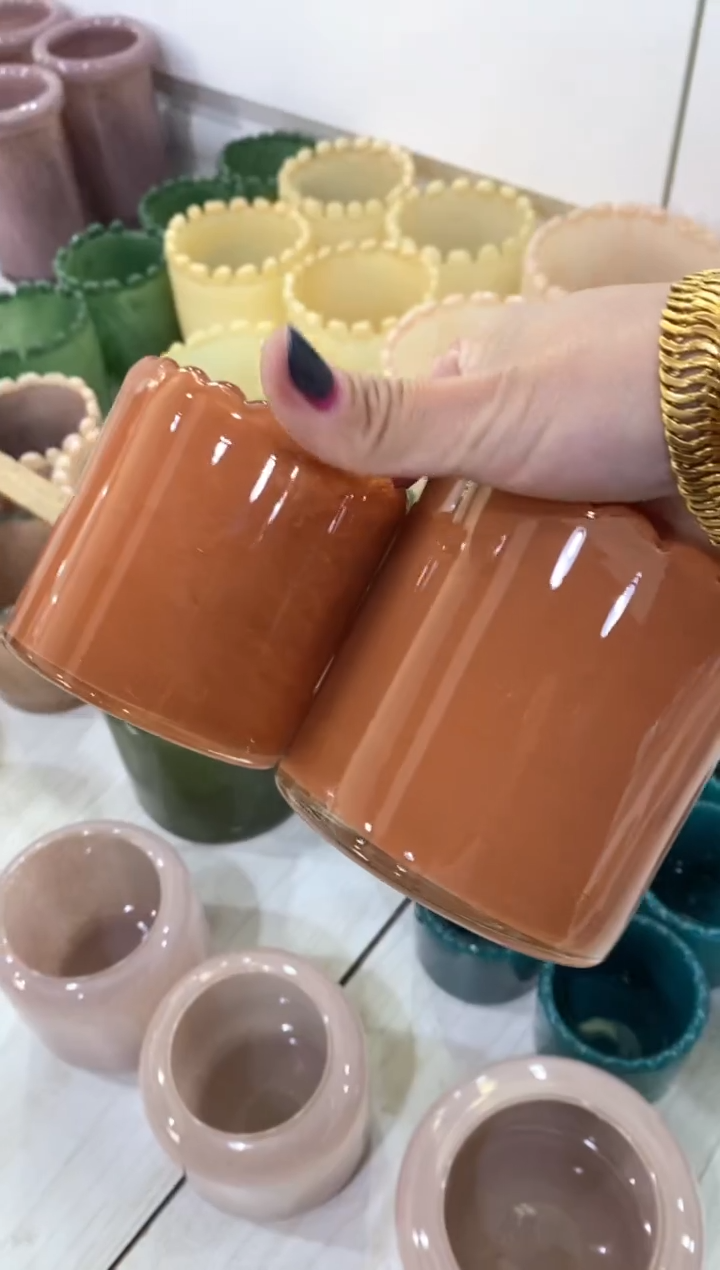 【闪购商品】琉璃慕忆家花瓶一对