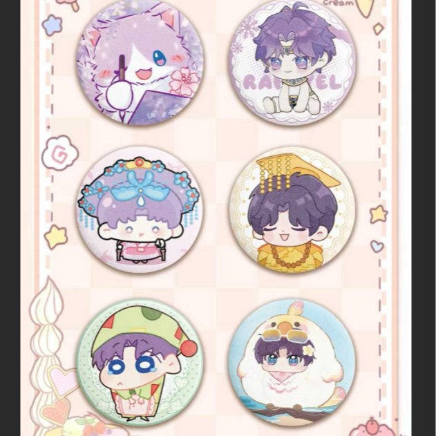 【青椒热推】恋与深空x泡泡贩卖机毛绒吧唧盲盒 同人 二创 代拆