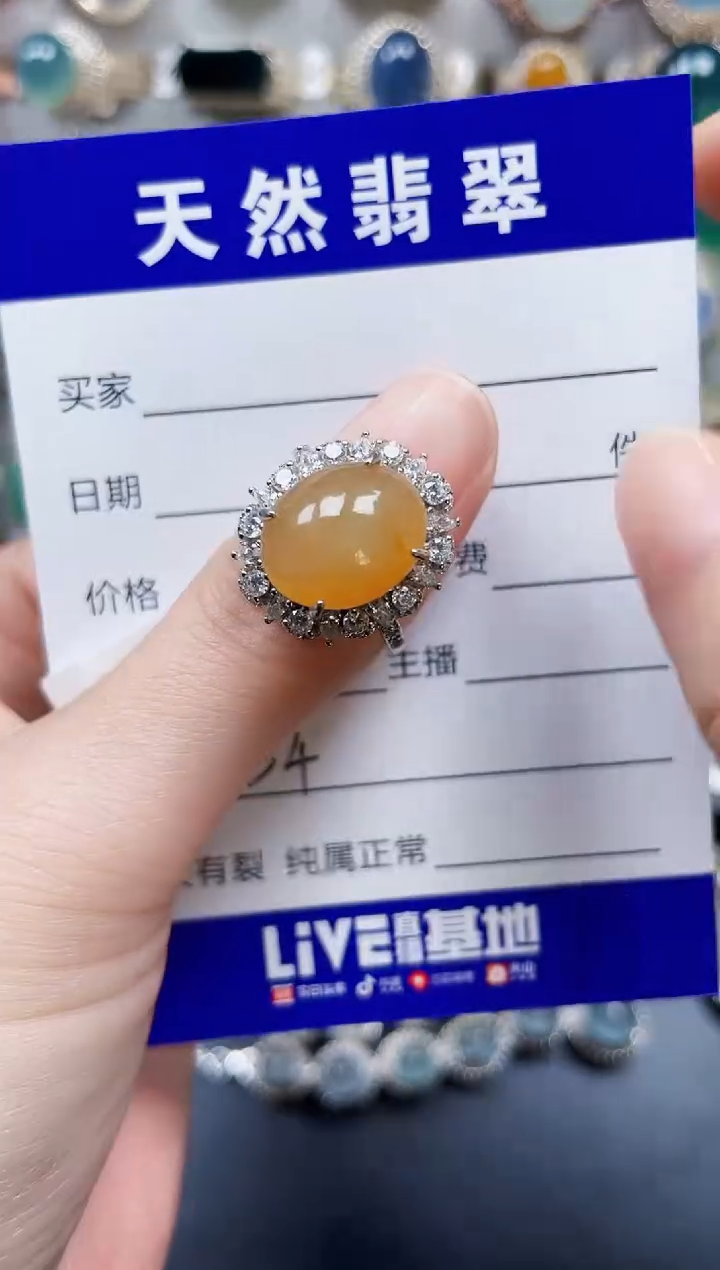 颈饰银S925镶嵌翡翠134