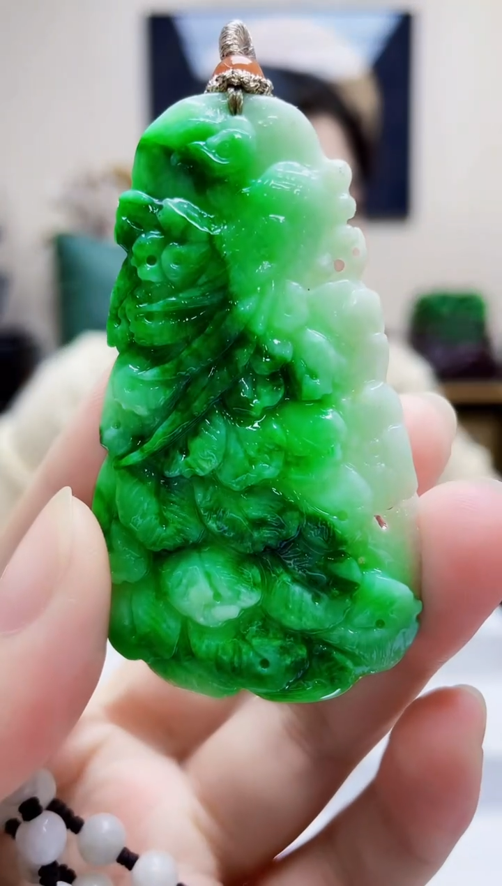 未镶嵌定制翡翠吊坠182