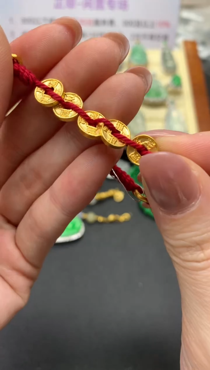 定制足金手链手绳|950
